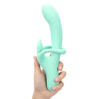 Maia TENLEY USB Rechargeable Gyrating Rabbit Vibrator Mint Green 24.1 cm Maia Toys