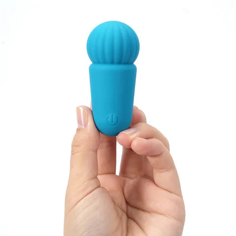 Maia INDI USB Rechargeable Mini Vibrating Wand Blue 7.6 cm Maia Toys