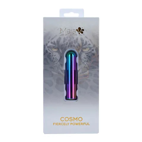 Maia Cosmo USB Rechargeable Bullet Vibrator 8.9 cm Metallic Coloured Maia Toys