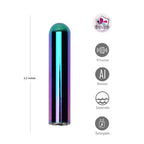 Maia Cosmo USB Rechargeable Bullet Vibrator 8.9 cm Metallic Coloured Maia Toys