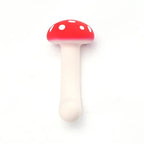 Maia Alice USB Rechargeable Dual Vibrating Mushroom 15.2cm Red / White Maia Toys
