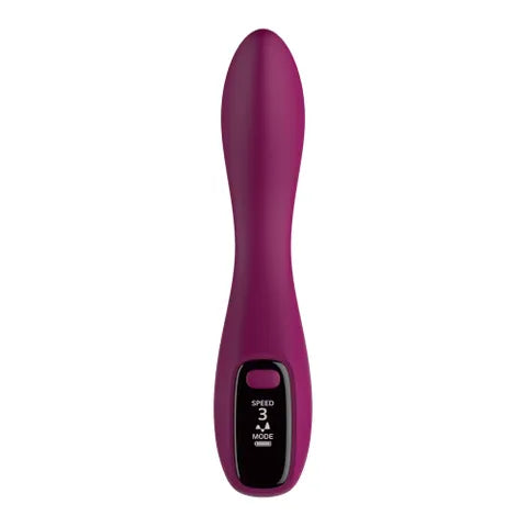 Passion Play USB Rechargeable Vibrator With LED Screen 19.2 cm Passion Play