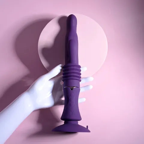 Playboy Pleasure HOPPY ENDING USB Rechargeable Thrusting Rabbit Vibrator Purple Secondary image