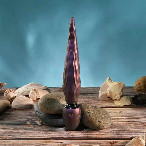 Gender X INTO THE DEEP USB Rechargeable Tentacle Fantasy Massage Wand Purple 21.7cm Gender X
