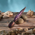 Gender X INTO THE DEEP USB Rechargeable Tentacle Fantasy Massage Wand Purple 21.7cm Gender X