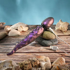 Gender X INTO THE DEEP USB Rechargeable Tentacle Fantasy Massage Wand Purple 21.7cm Gender X