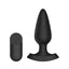 Passion Play Fuck Me USB Rechargeable Vibrating Anal Plug Black 13.5cm With Laser Light Passion Play