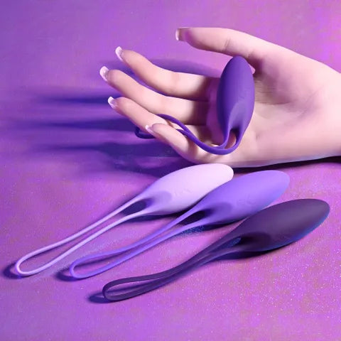 Playboy Pleasure PUT IN WORK Purple Kegel Ball Set Purple Secondary image