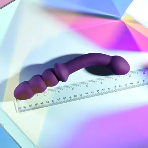 Playboy Pleasure THE SEEKER USB Rechargeable Double Ended Vibrator Purple 20.3cm Playboy Pleasure