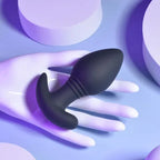 Playboy Pleasure PLUG & PLAY USB Rechargeable Vibrating Butt Plug With Wireless Remote Black 10.3cm Playboy Pleasure