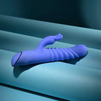 Evolved KNOCK KNOCK  USB Rechargeable Rabbit Vibrator Purple 22.9cm Evolved
