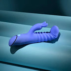 Evolved KNOCK KNOCK  USB Rechargeable Rabbit Vibrator Purple 22.9cm Evolved