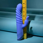Evolved KNOCK KNOCK  USB Rechargeable Rabbit Vibrator Purple 22.9cm Evolved