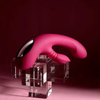 Evolved GENTLE PERSUASION USB Rechargeable Rabbit Vibrator Pink 20cm Evolved