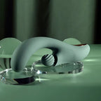 Evolved SPIRAL CHARM USB Rechargeable Rabbit Vibrator Green 18cm Evolved
