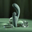 Evolved SPIRAL CHARM USB Rechargeable Rabbit Vibrator Green 18cm Evolved