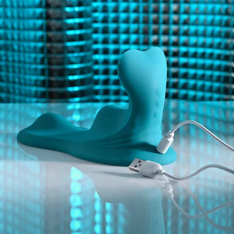 Evolved BUMP & GRIND 9 Speed USB Rechargeable Vibrating Grinder Pad Blue Evolved