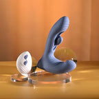 Gender X FLAPJACK USB Rechargeable Flapping Vibrator With Remote Control Blue Gender X