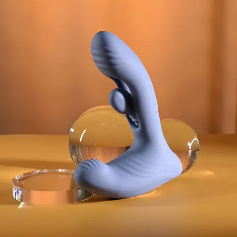 Gender X FLAPJACK USB Rechargeable Flapping Vibrator With Remote Control Blue Gender X Main image