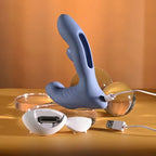 Gender X FLAPJACK USB Rechargeable Flapping Vibrator With Remote Control Blue Gender X