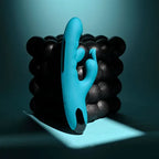 Evolved BUNNY TAPPER USB Rechargeable Rabbit Vibrator Blue 20cm Evolved