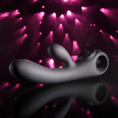 Evolved BLACK MAGIC USB Rechargeable Rabbit Vibrator With LED Screen 20cm Evolved Main image