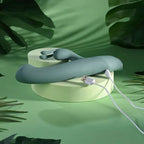 Evolved SATIN SWIRL USB Rechargeable Rabbit Vibrator Green 23cm Evolved