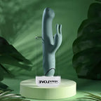 Evolved SATIN SWIRL USB Rechargeable Rabbit Vibrator Green 23cm Evolved
