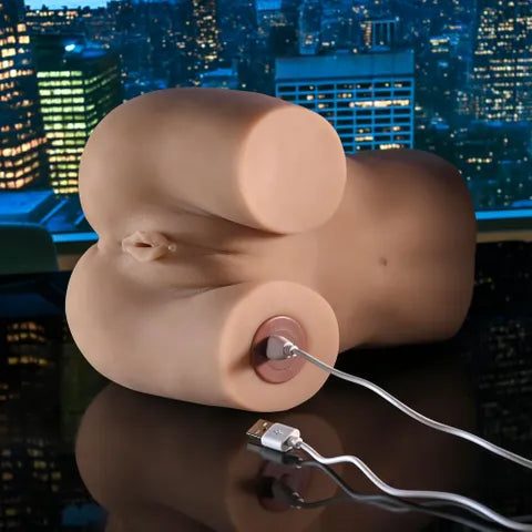 Zero Tolerance ROCK MY WORLD USB Rechargeable Doggy Style Thrusting Mini Torso Masturbator Flesh Zero Tolerance