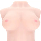 Shots Toys XKIN Bodyforms Ava Monroe Lifelike Torso Masturbator With Interchargeable Vagina Sleeves Flesh Shots Toys