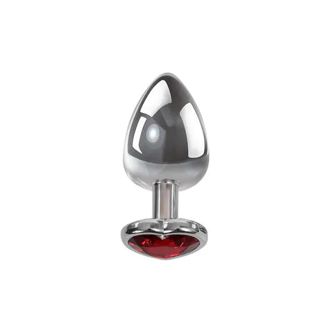 Adam & Eve Red Heart Gen Anal Butt Plug Adam & Eve