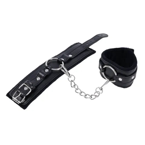 Sportsheets S&M Shadow Handcuffs Black Sportsheets