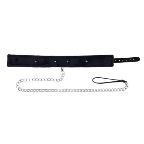 Sportsheets S&M Shadow Collar & Leash Black Sportsheets