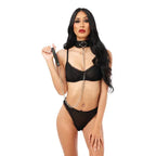 Sportsheets S&M Shadow Collar & Leash Black Sportsheets
