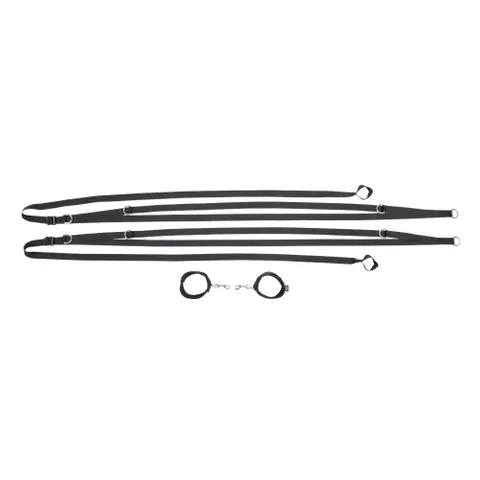 Sportsheets S&M Anywhere You Dare Bondage Restraint System Black Sportsheets