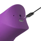 Pipedream Fantasy For Her Lush Kiss Plush USB Rechargeable Licking & Sucking Stimulator Purple Pipedream