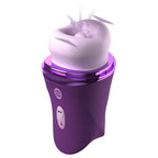 Pipedream Fantasy For Her Lush Kiss Plush USB Rechargeable Licking & Sucking Stimulator Purple Pipedream