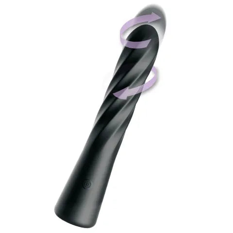 Pipedream Anal Fantasy Elite Twist Ecstasy Anal Vibrator Black 24.1cm Pipedream Main image