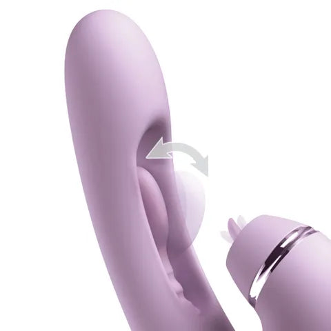Pipedream Fantasy For Her G Touch Pulse Pro Rabbit Vibrator Purple 23.4cm Secondary image