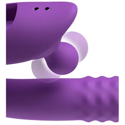 Pipedream Fantasy For Her Harmoni Pro Throbbing Vibratror Purple 17.8cm Pipedream