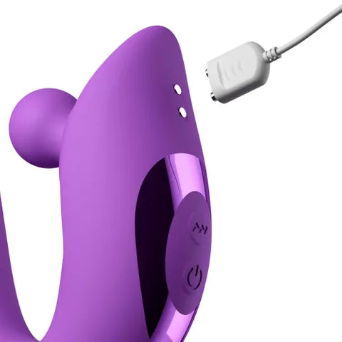 Pipedream Fantasy For Her Harmoni Pro Throbbing Vibratror Purple 17.8cm Pipedream