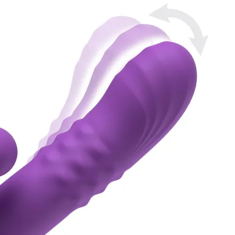 Pipedream Fantasy For Her Harmoni Pro Throbbing Vibratror Purple 17.8cm Pipedream