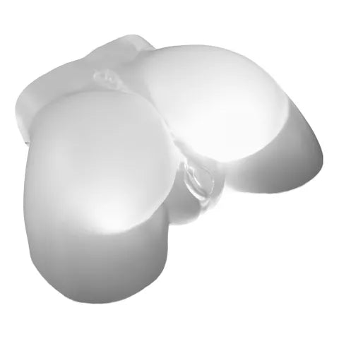 Pipedream PDX Elite GoGo Booty LED Mega Masturbator Clear Pipedream