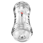 Pipedream PDX Wet Pussies Super FlipAPussy Over Lubricating Stroker Clear Pipedream