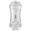 Pipedream PDX Wet Pussies Super FlipAPussy Over Lubricating Stroker Clear Pipedream