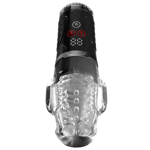 Pipedream PDX Elite Ultra Milker Pro Vibrating & Sucking Auto Stroker Clear Pipedream Main image