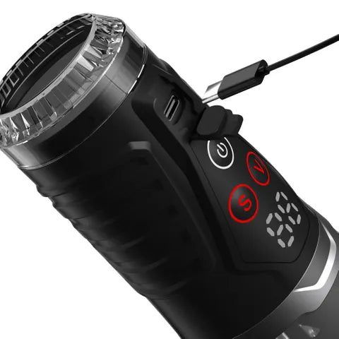 Pipedream PDX Elite Ultra Milker Pro Vibrating & Sucking Auto Stroker Clear Pipedream