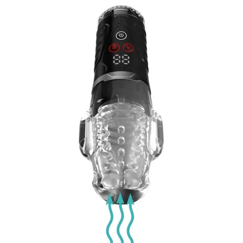 Pipedream PDX Elite Ultra Milker Pro Vibrating & Sucking Auto Stroker Clear Pipedream