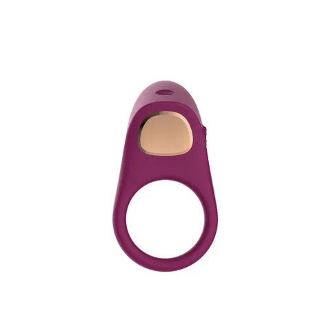Passion Play USB Rechargeable Silicone Vibrating Cock Ring Purple Passion Play