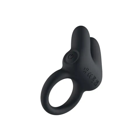 Passion Play Dual Motor USB Rechargeable Vibrating Cock Ring Black Secondary image